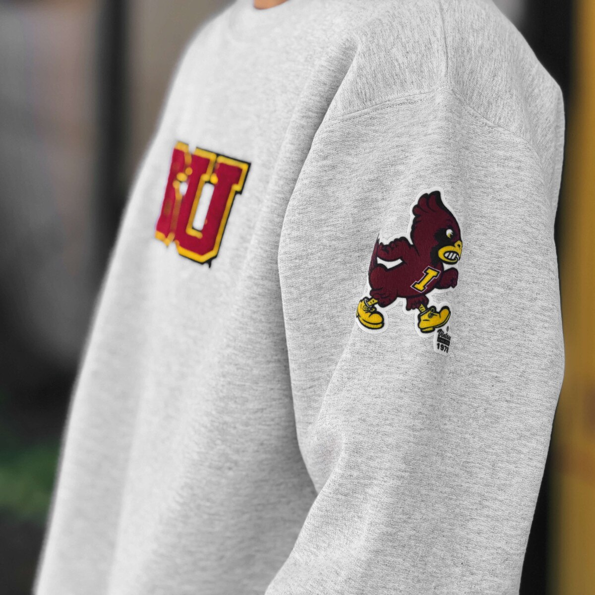 Champion ISU Walking Cy Oatmeal Crewneck Sweatshirt